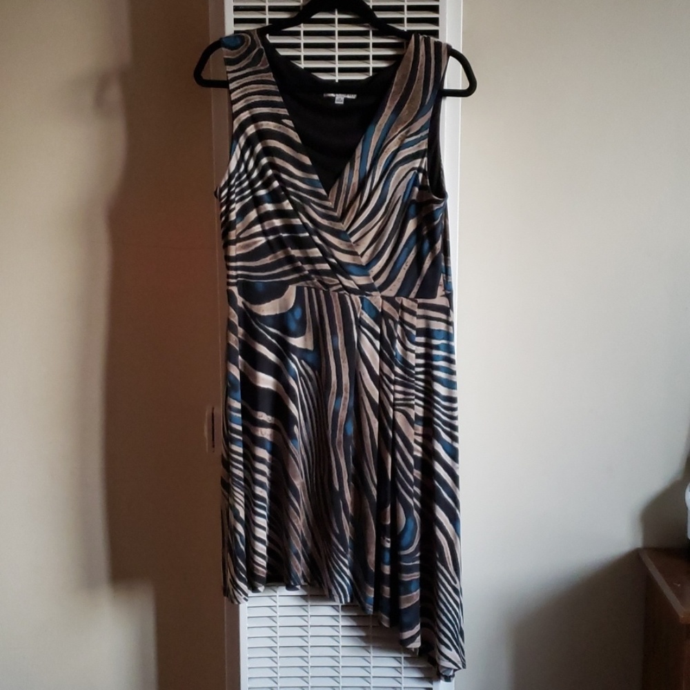 Sandra's Darren Asymmetrical A Line Swing Dress